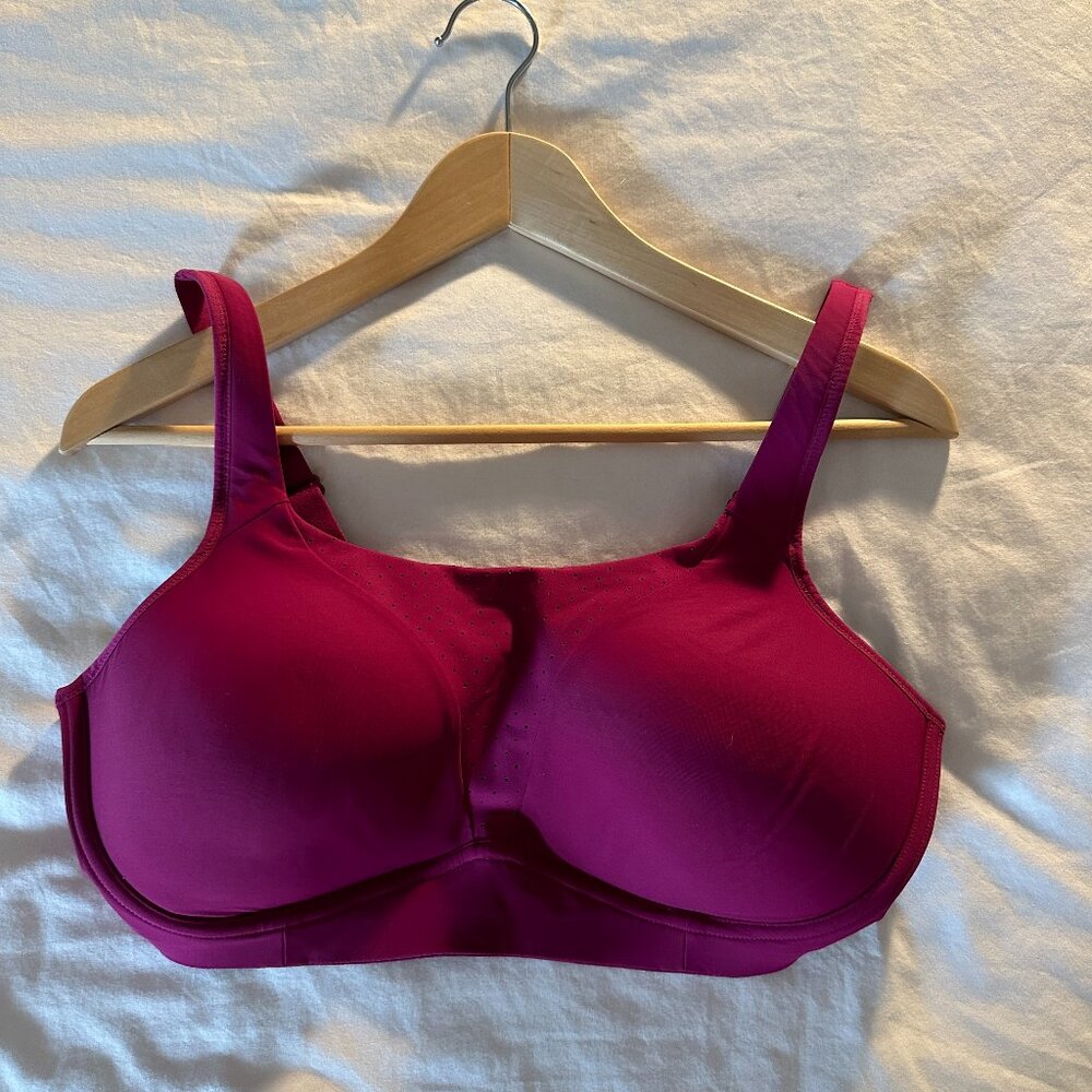 Lululemon Run Times Bra High Support Fuschia Pink 40D